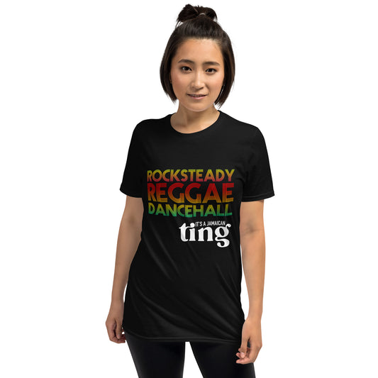 Short-Sleeve Unisex T-Shirt: Reggae, Dancehall, etc.