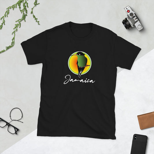 Short-Sleeve Unisex T-Shirt: Jamaica Bird