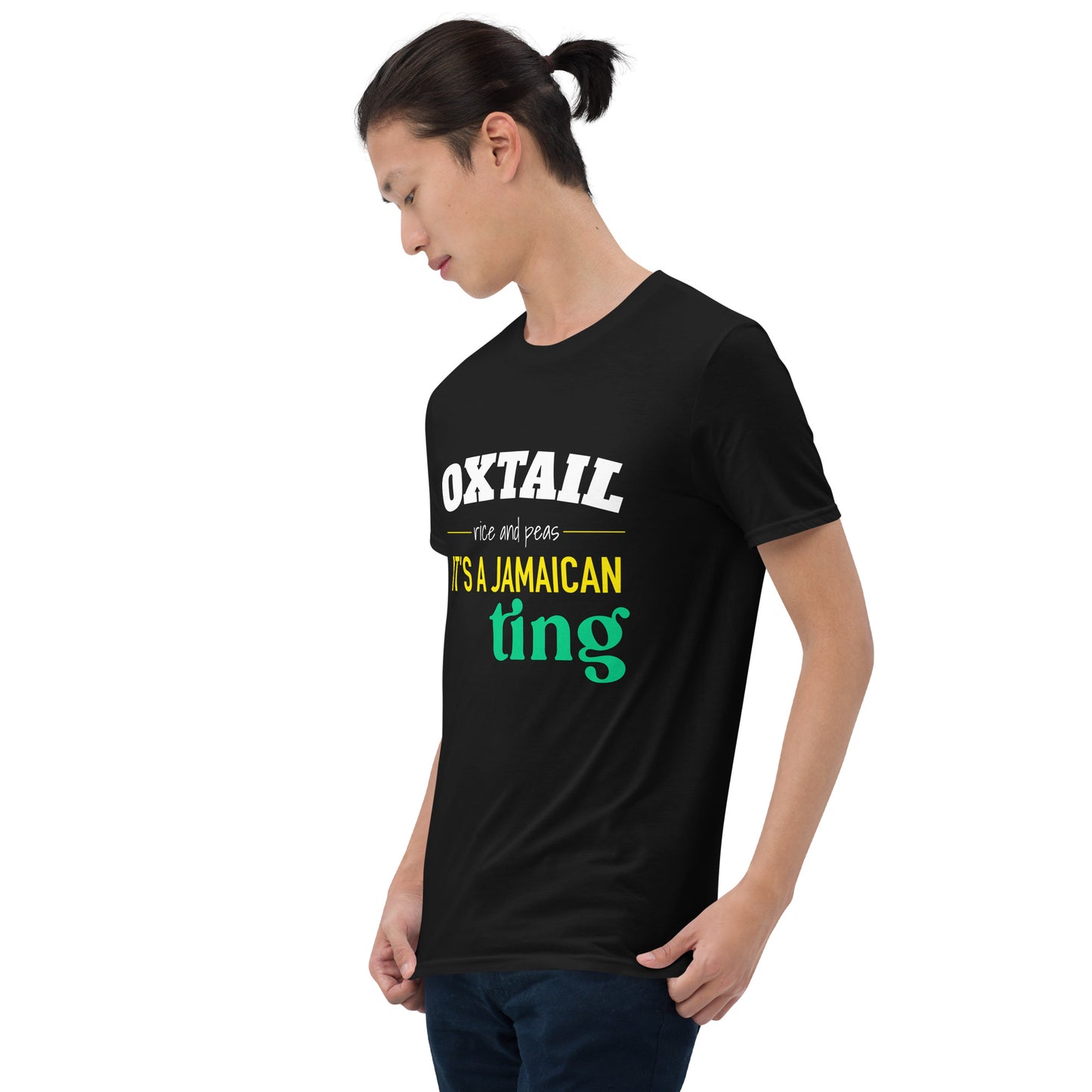 Short-Sleeve Unisex T-Shirt: Oxtail, It's a Jamaican Ting