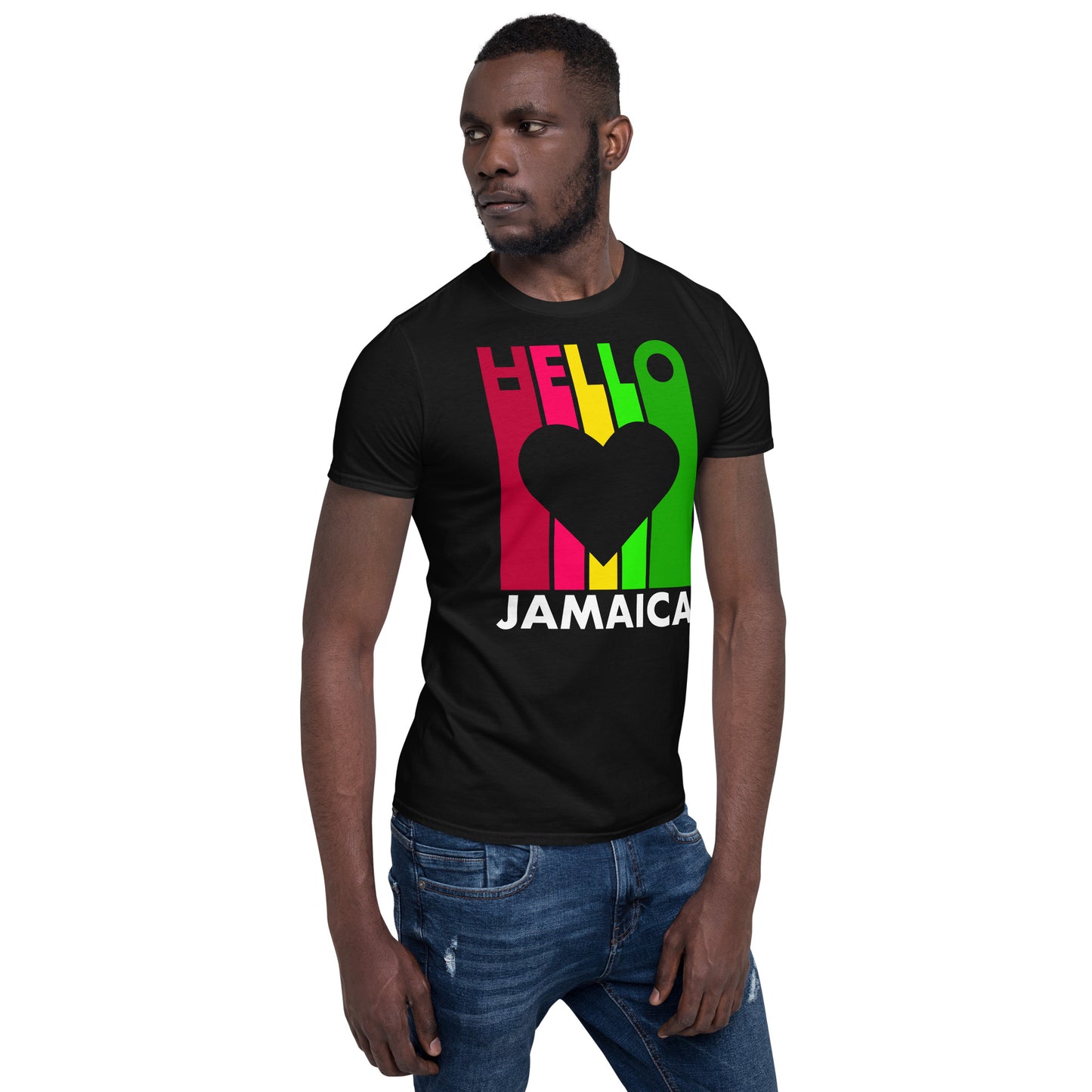 Short-Sleeve Unisex T-Shirt: Hello Jamaica