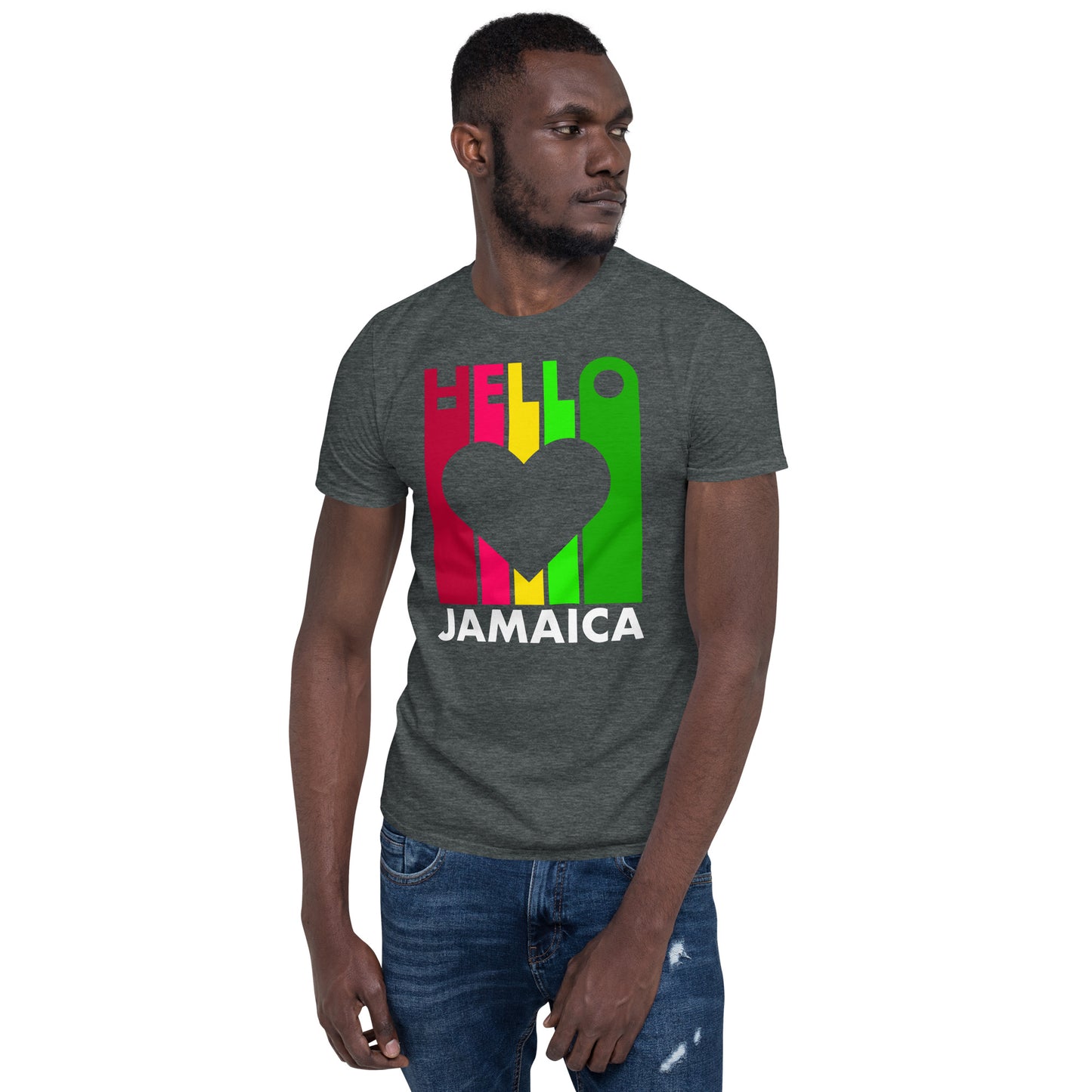 Short-Sleeve Unisex T-Shirt: Hello Jamaica