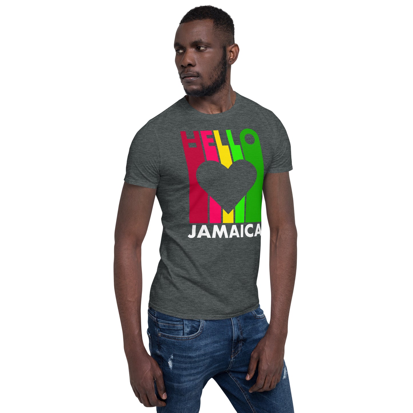 Short-Sleeve Unisex T-Shirt: Hello Jamaica