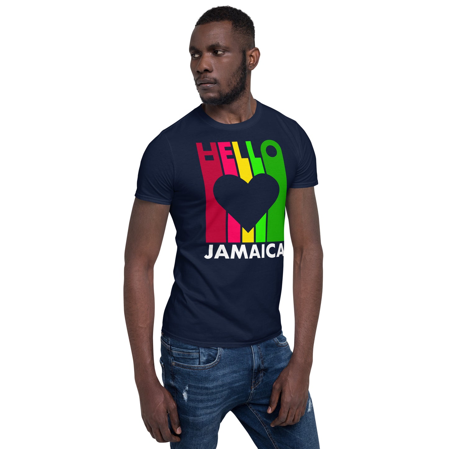 Short-Sleeve Unisex T-Shirt: Hello Jamaica