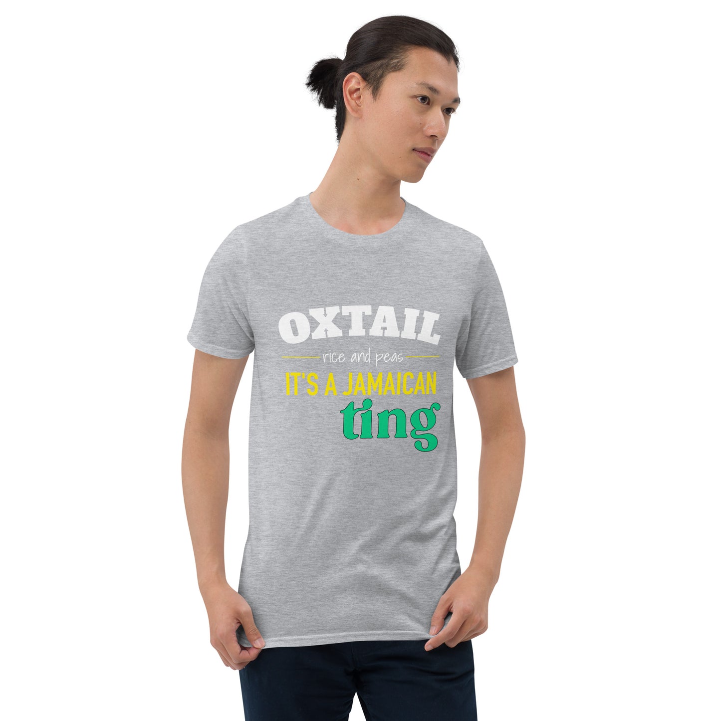 Short-Sleeve Unisex T-Shirt: Oxtail, It's a Jamaican Ting