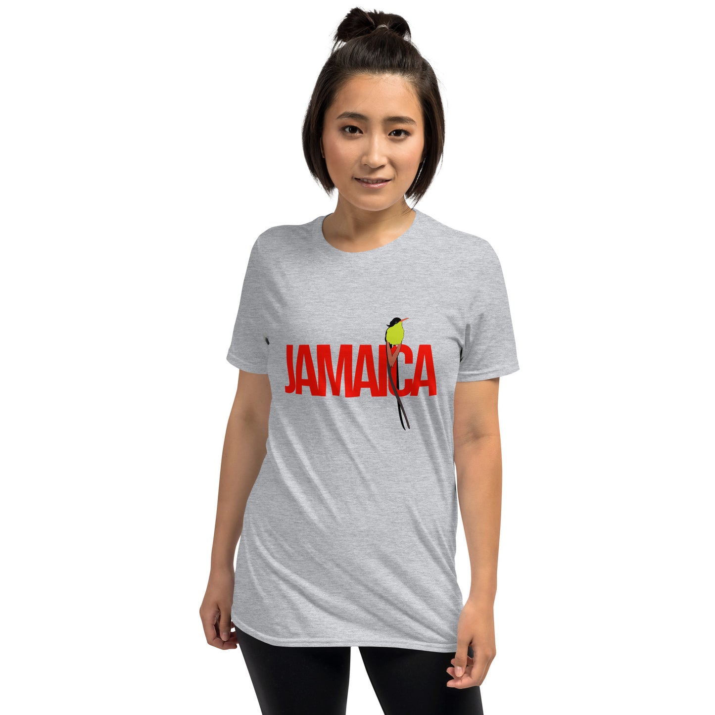 Short-Sleeve Unisex T-Shirt: Jamaica Bird