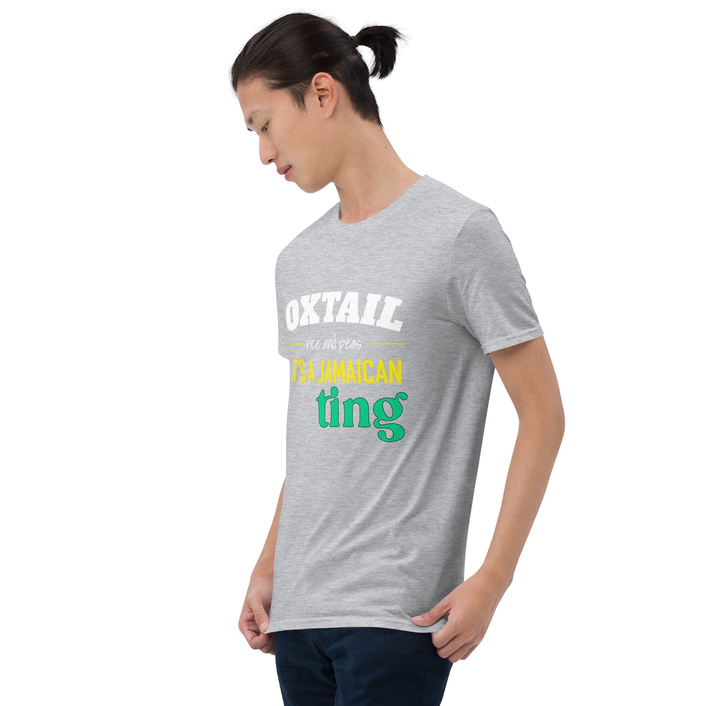 Short-Sleeve Unisex T-Shirt: Oxtail, It's a Jamaican Ting