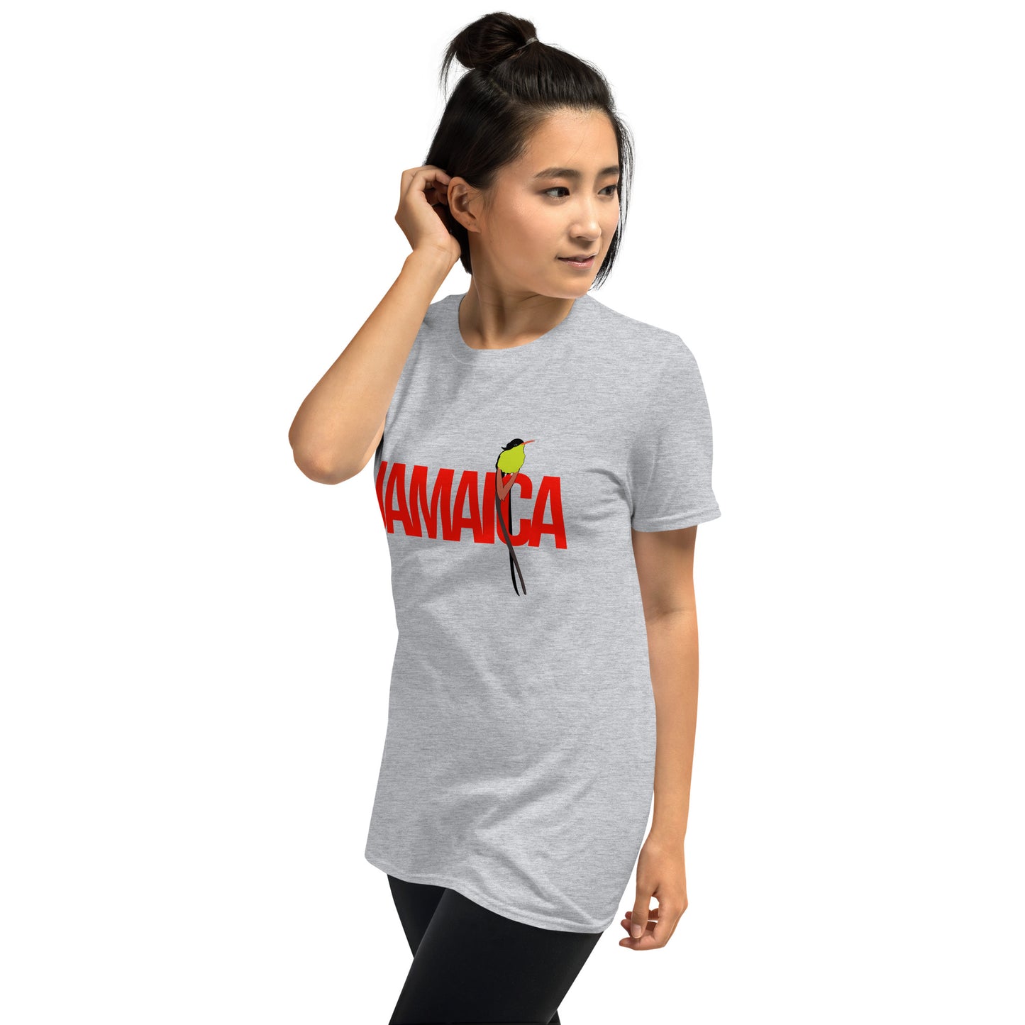 Short-Sleeve Unisex T-Shirt: Jamaica Bird